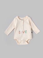 Popees Baby Girls Cotton Bodysuit Set (Pack of 2) |Soft Infant Onesie Romper, Full & Short Sleeve – Floral Print (Tiny Baby, Newborn to 6 Months)