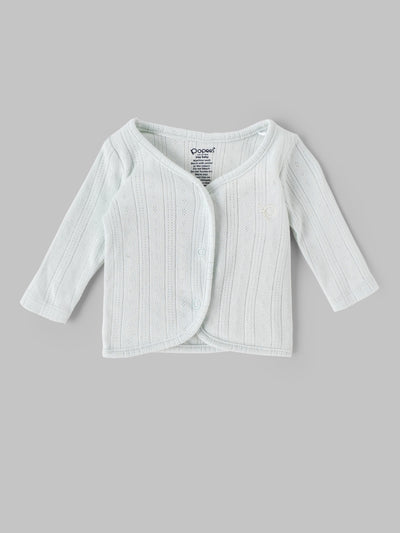 Popees Baby Girls Cotton Front Open Jabla Pack of 2| Tiny Baby, Newborn to 6 Months