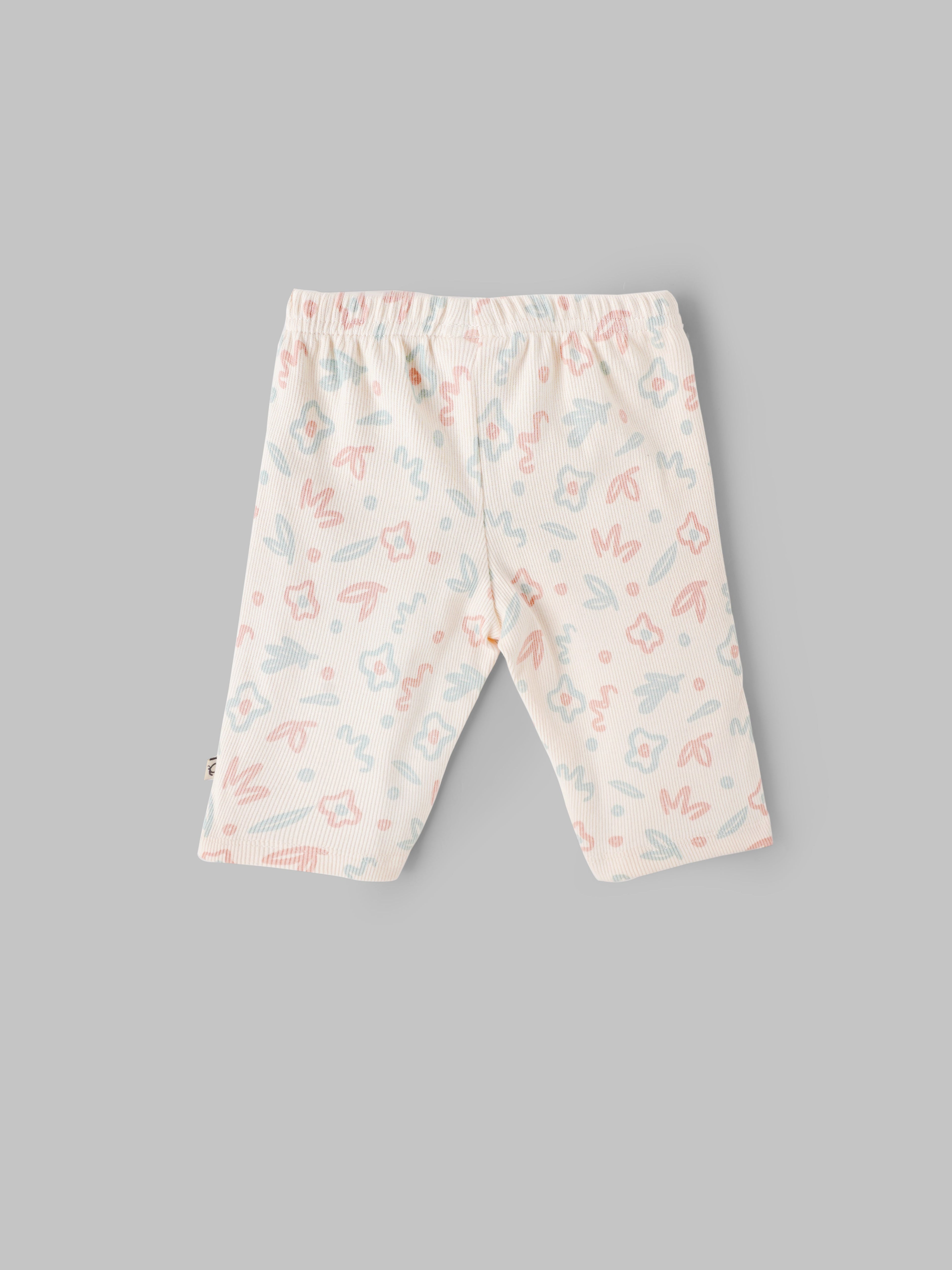 Popees Baby Girls Knitted Pants Pack of 2| Newborn - 9 Months