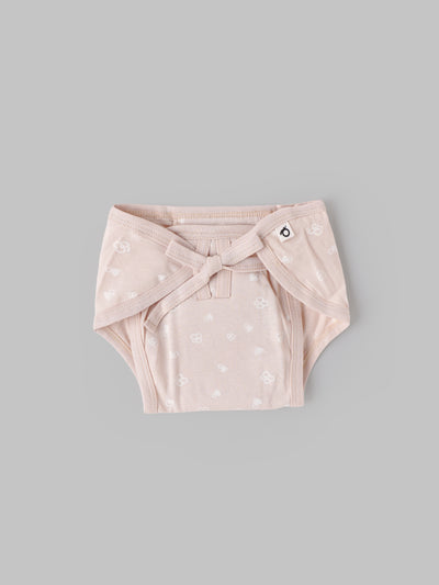 Popees Baby Printed Soft Nappy Set Pack of 2 (Newborn 0–1M)