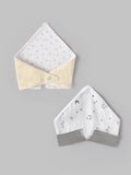 Popees Cute Printed Bib for Little Ones (2PCS)