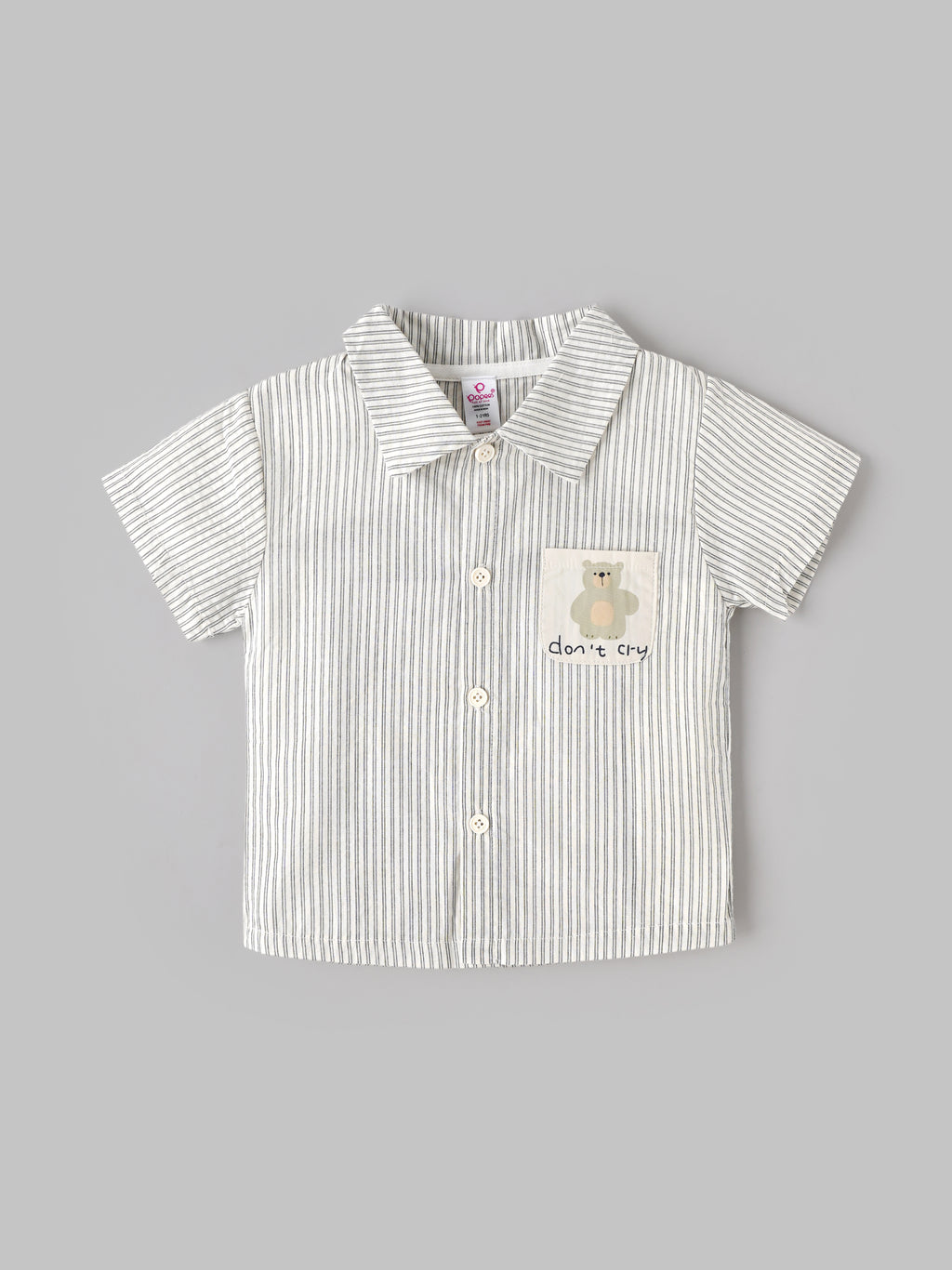 Popees Baby Boys Striped Shirt and Shorts Set| 9 Months–4 Years