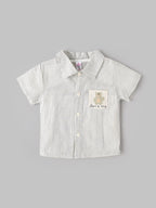 Popees Baby Boys Striped Shirt and Shorts Set| 9 Months–4 Years