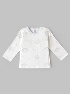 Popees Baby Girls Soft & Comfy Teddy Printed Full Sleeve T-Shirt & Pant Set|1- 4 Years