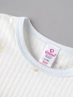 Popees Baby Girls Soft & Comfy Teddy Printed Full Sleeve T-Shirt & Pant Set|1- 4 Years