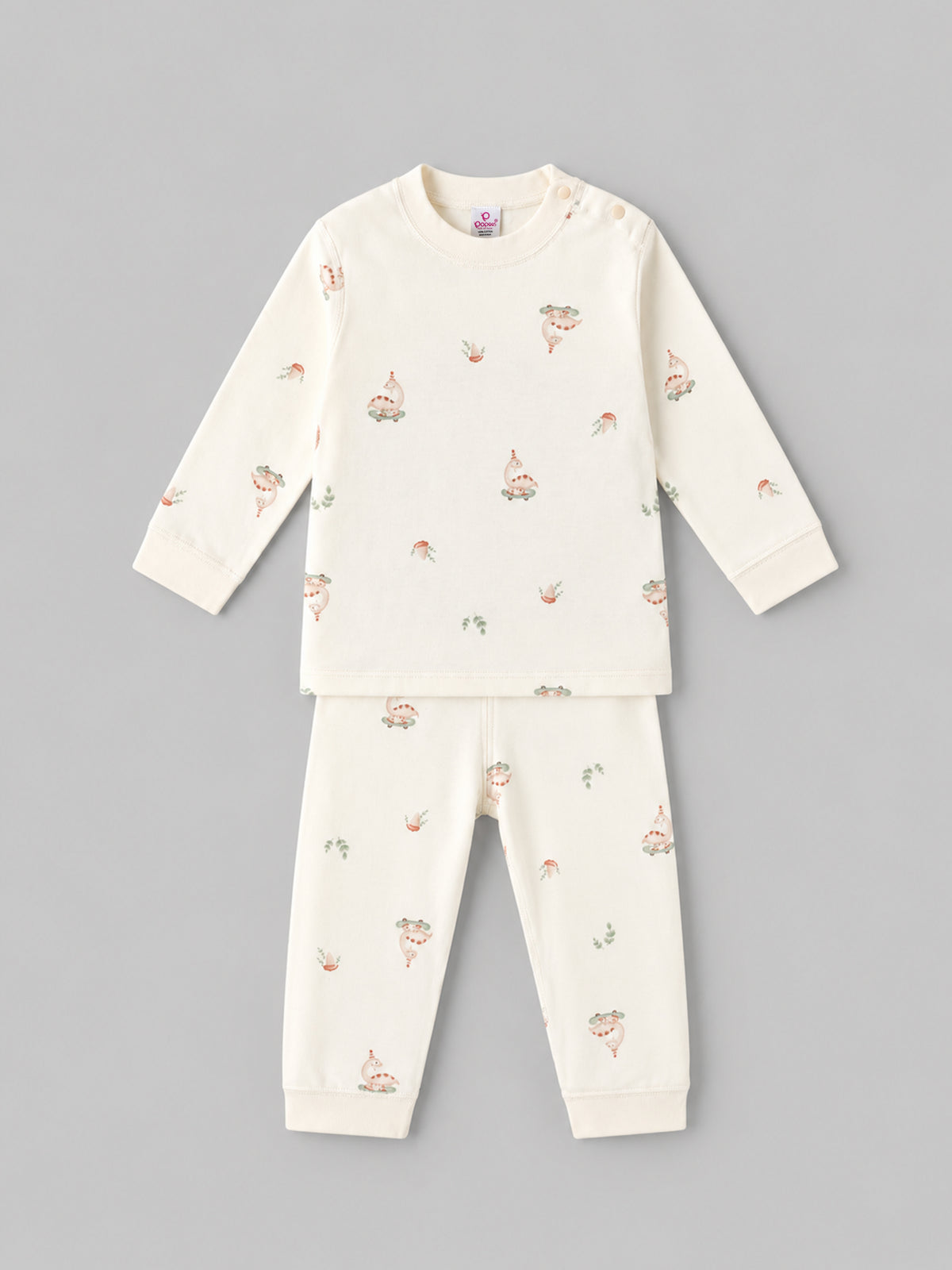 Popees Baby Boys Full Sleeve Printed Top and Pants Set |Cute Character Print | 1–4 Years