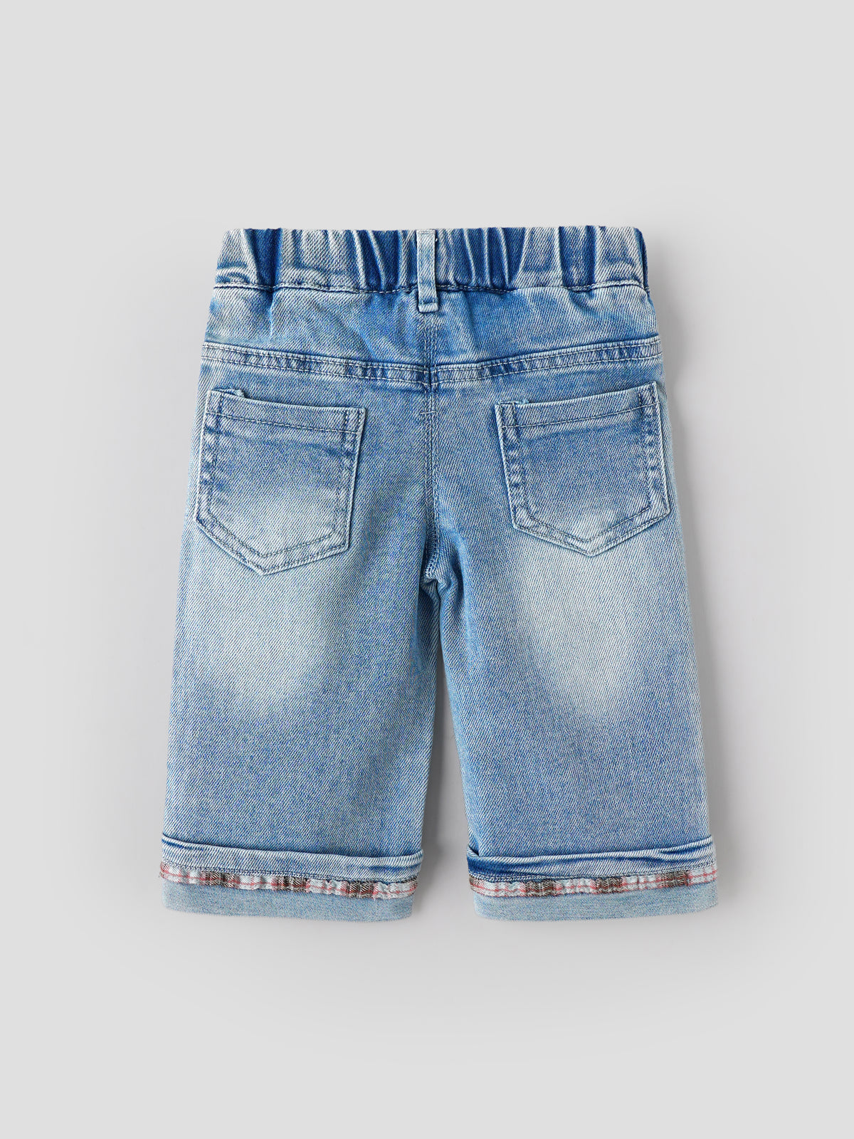 Popees Baby Girls Blue Denim Jeans | Elasticated Waist | 3-36 Months