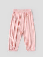 Popees Baby Girls Pearl Knitted Cotton-Polyester Full Length Pants with Elastic Waistband (1 to 6 Years)
