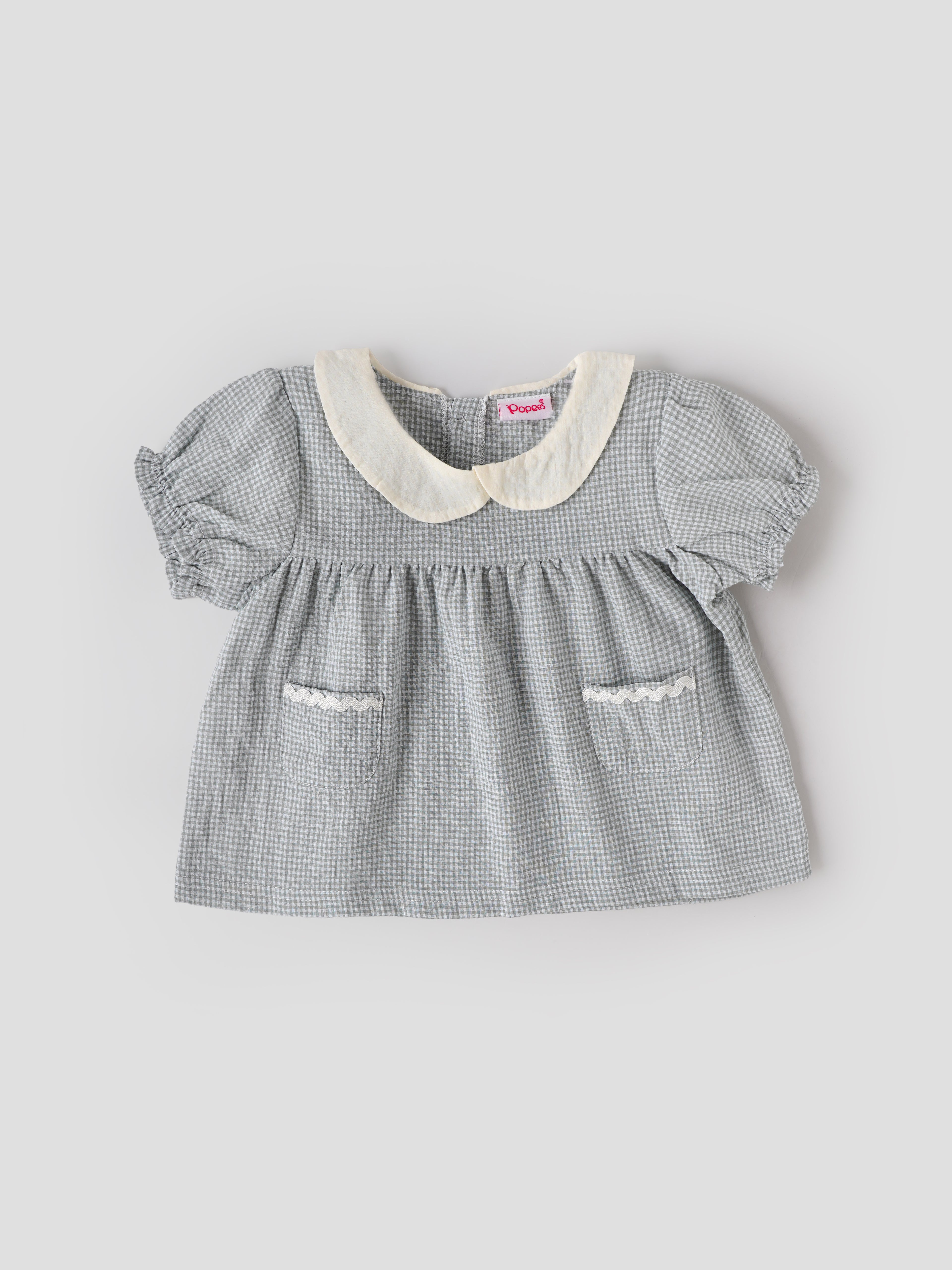 Popees Baby Girls Back Open Top & Shorts Set | Cameo Green | 9 Months to 4 Years