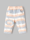 Popees Baby Boys Printed Cotton  Pants with Utility Pocket | Soft & Comfortable Elastic Waist Bottom Wear | 3–24 Months