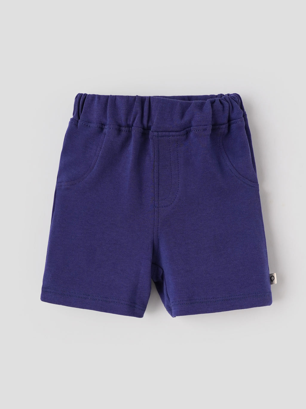 Popees Baby Boys Soft & Comfortable Cotton Shorts | Elasticated Waist Shorts with Side Pockets | Navy Blue(3–24 Months)