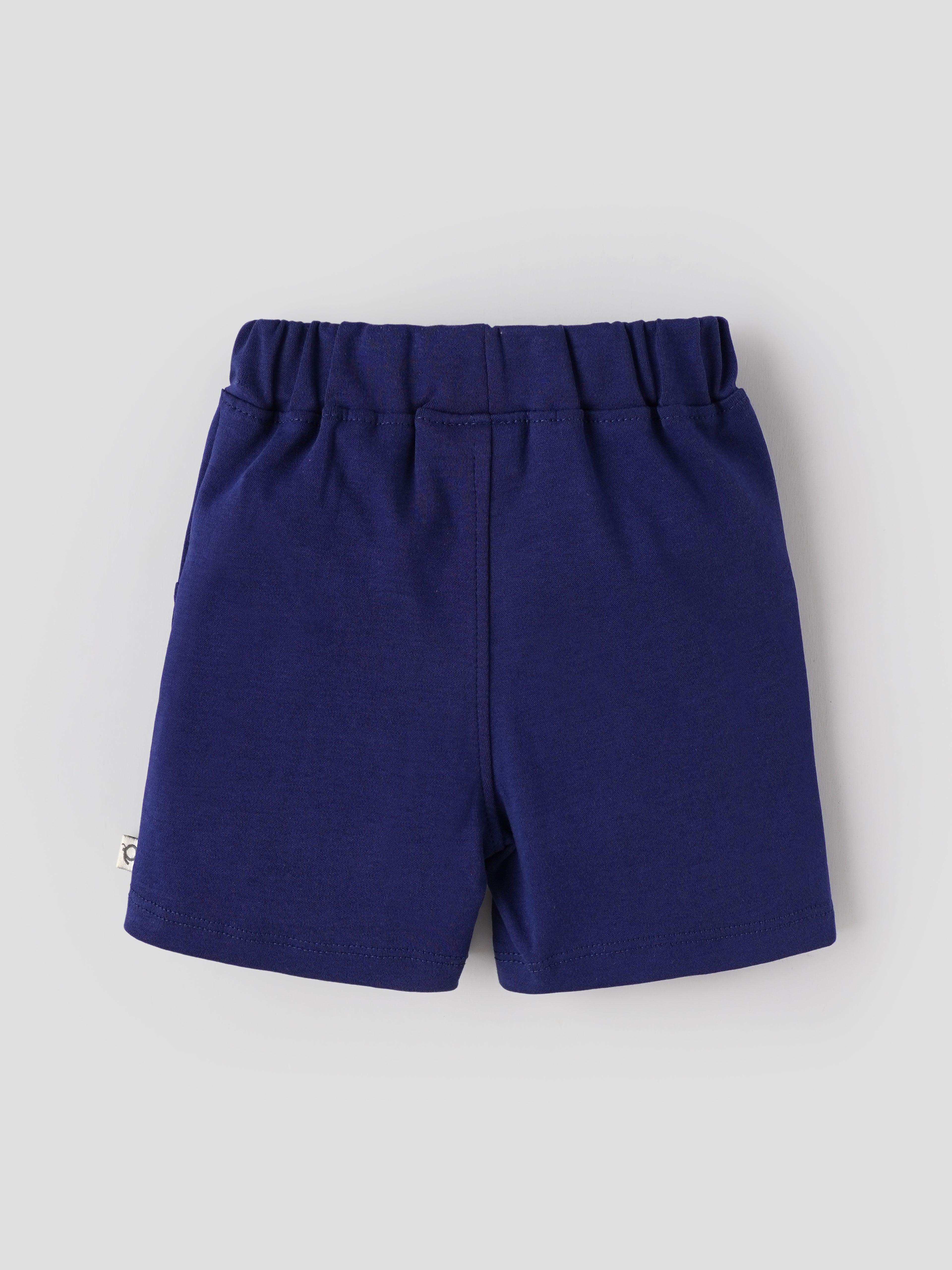 Popees Baby Boys Soft & Comfortable Cotton Shorts | Elasticated Waist Shorts with Side Pockets |3–24 Months