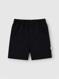 Popees Baby Boys Soft & Comfy Solid Casual Shorts – Black |3–24 Months