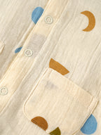 Popees Soft Cotton Printed  Co-Ord Set for Boys | Full Sleeve Shirt & Pants 3-24 Months
