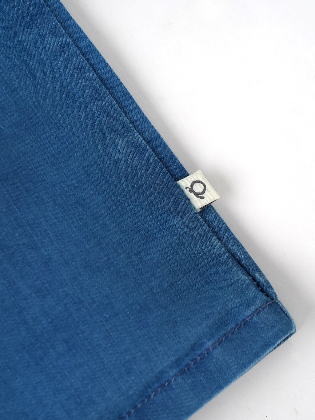 Popees Baby Boys Stylish Denim-Style Half Sleeve Shirt | Soft & Comfortable Collared Shirt with Front Pocket & Wooden Buttons | Casual Everyday Wear|3-36 Months