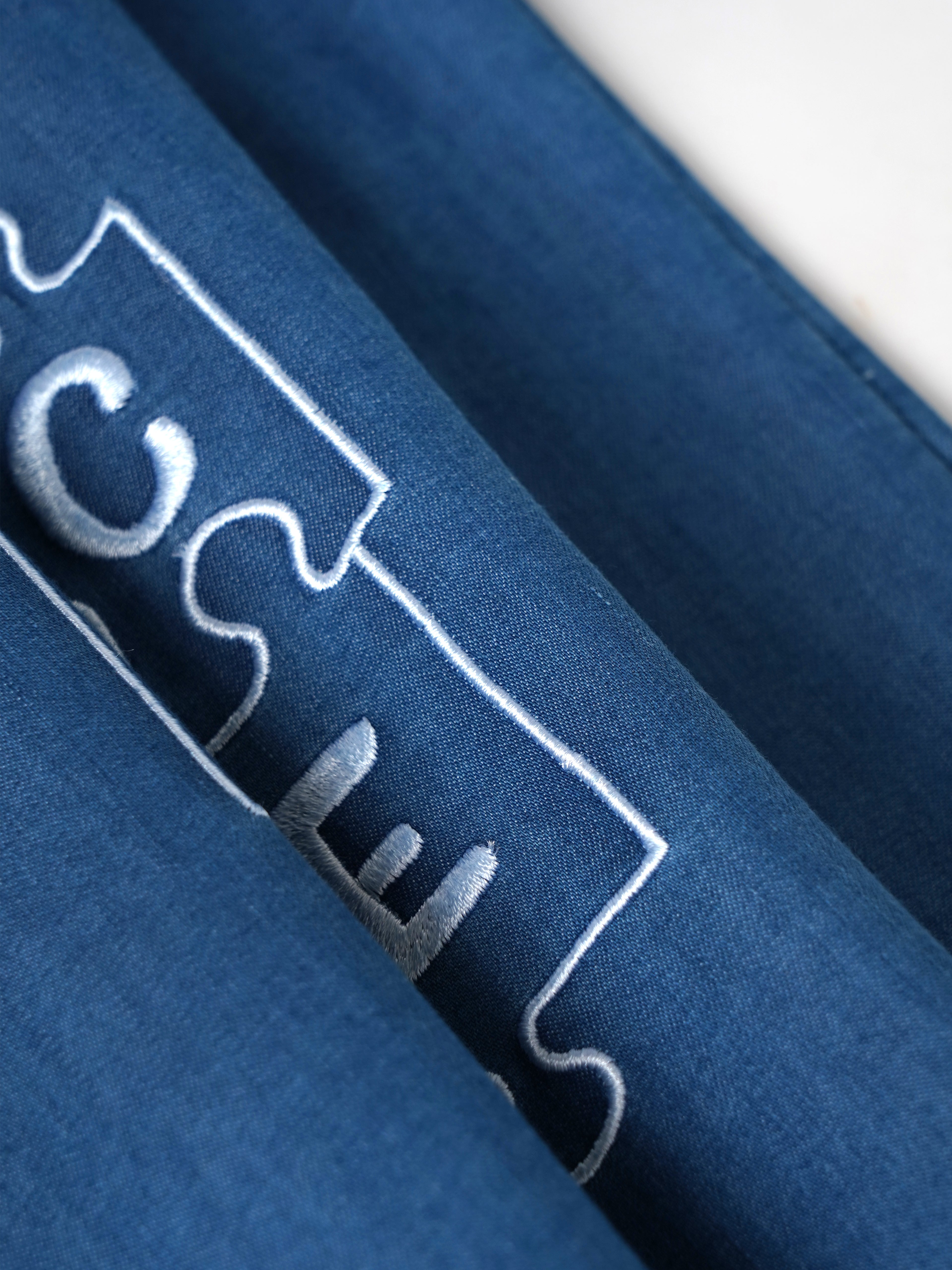 Popees Baby Boys Stylish Denim-Style Half Sleeve Shirt | Soft & Comfortable Collared Shirt with Front Pocket & Wooden Buttons | Casual Everyday Wear|3-36 Months