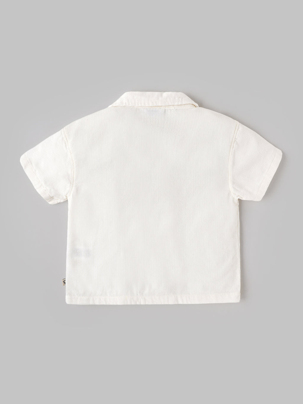 Popees Baby Boys Stylish Corduroy Shirt | Soft Half Sleeve Collared Shirt with Front Pocket | 3-24 Months