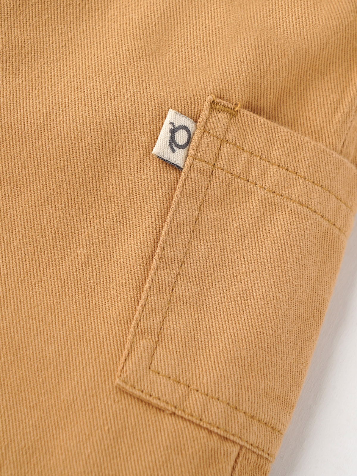 Popees Baby Boys Cotton Casual Shorts | Solid Beige Shorts with Elasticated Waist & Side Pockets | 3-24 Months