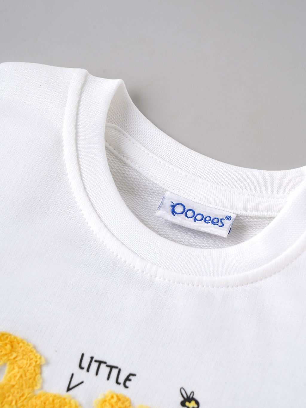 Popees Baby Boys Soft & Stylish Printed T-Shirt | Half Sleeve Round Neck T-Shirt with Cute "Little Honey Bear" Print | Comfortable Casual Wear | 3-24 Months