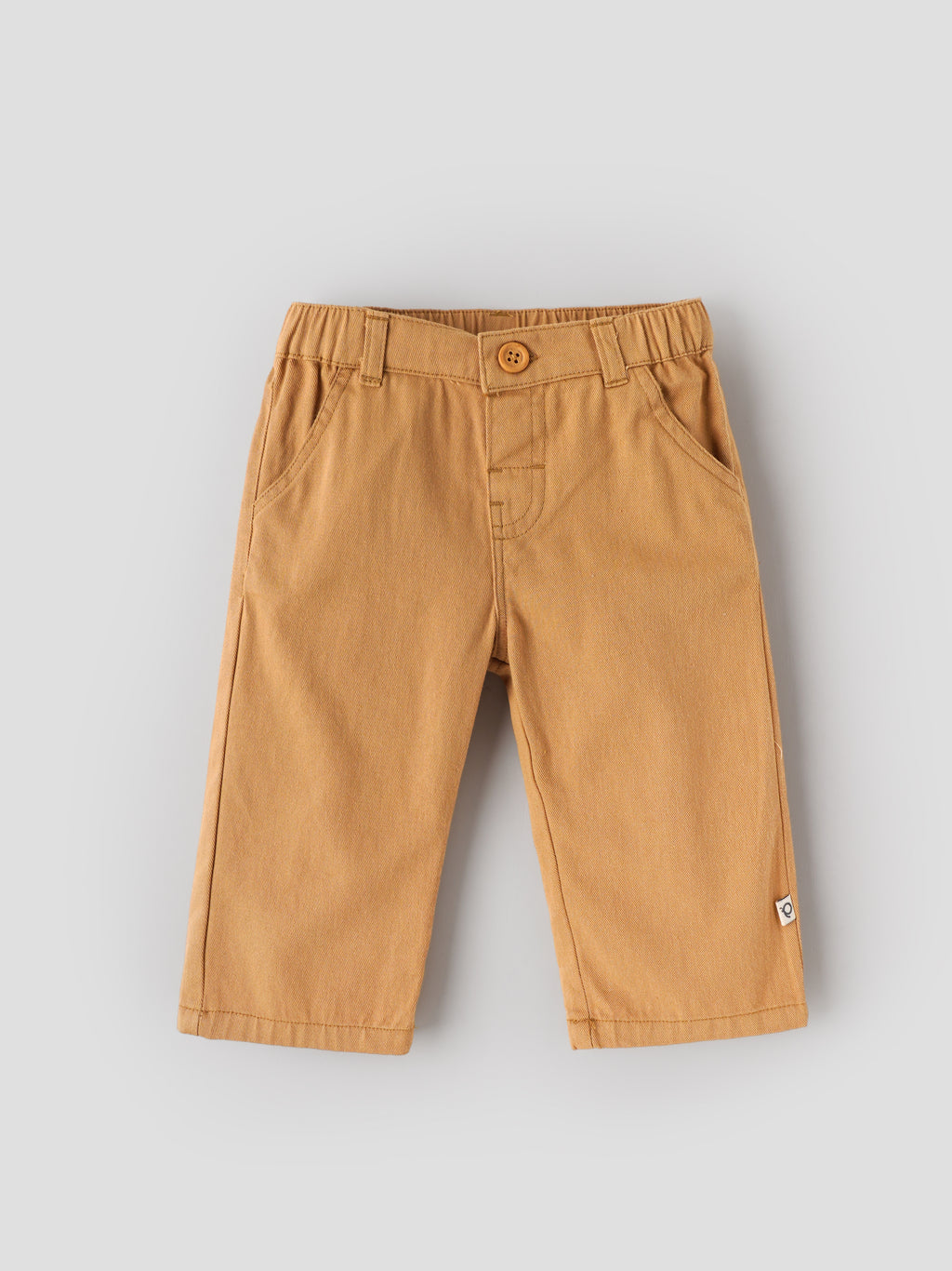 Popees Baby Boys Cotton Pants | Full Length Casual  Elastic Waist and Side Pockets| 3- 24 Months