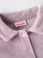 Popees Baby Girls Full Sleeve Collar Dress with Belt | 3-24 Months
