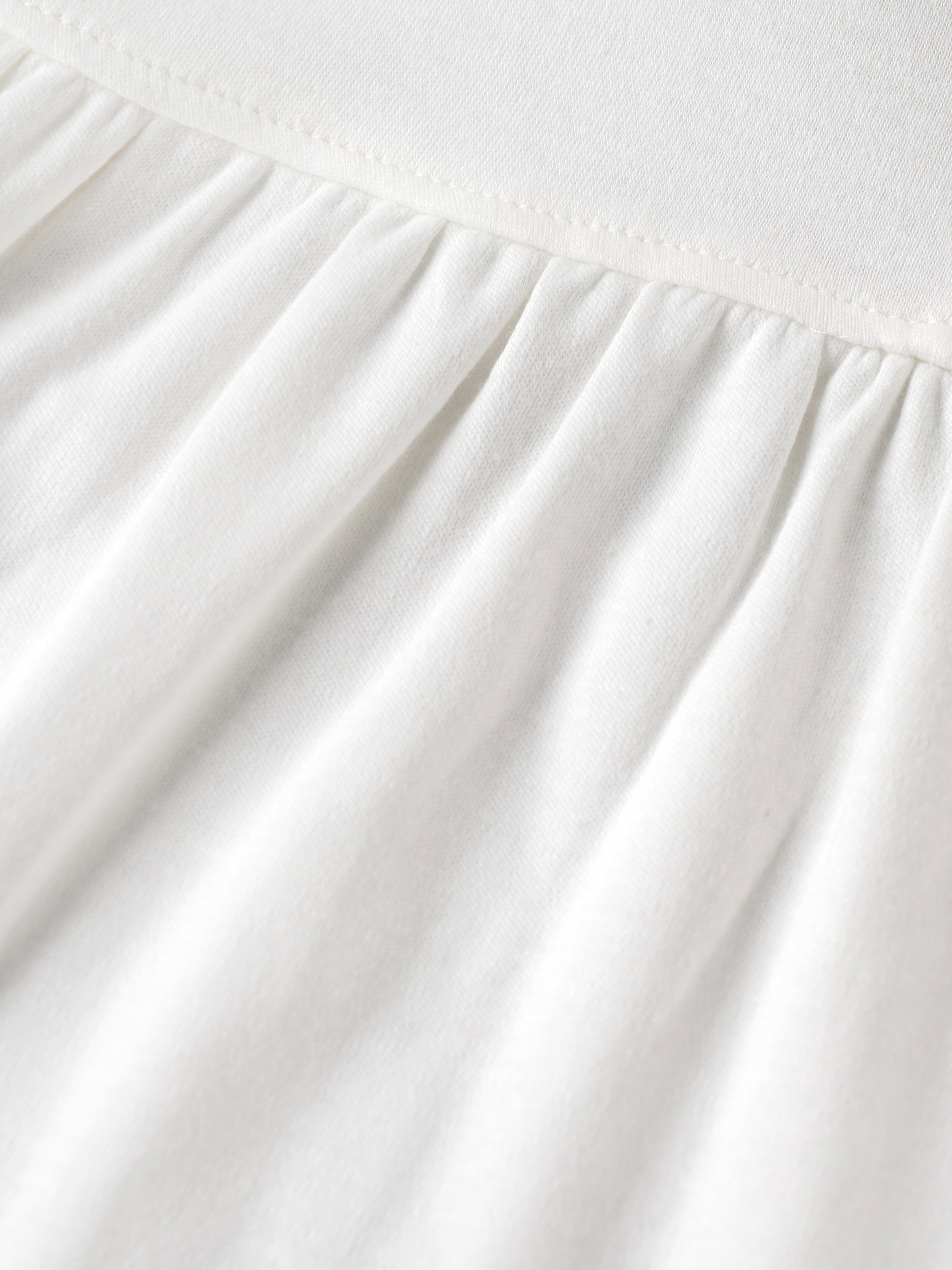 Popees Short-Sleeve Back Open Dress Made of Organic Bamboo Cotton Fabric (3-24 Months) for Baby Girls
