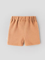 Popees Baby Girls Cotton Shorts with Bow Detail | Brown |3-24 Months