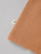Popees Baby Girls Cotton Shorts with Bow Detail | Brown |3-24 Months