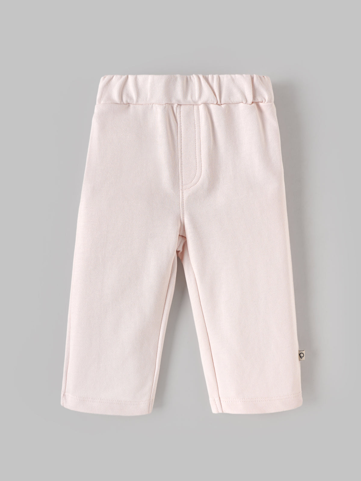 Popees Baby Girls Soft Pink Full-Length Pants| 3-24 Months