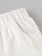Popees Baby Girls Soft & Stylish Cotton Shorts with Side Pockets | Elasticated Waist Casual Shorts |3–36 Months