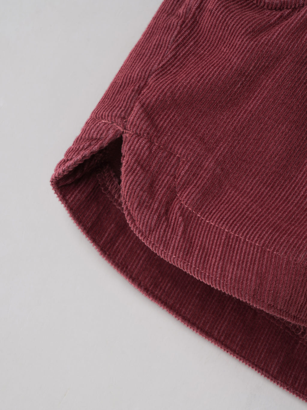 Popees Baby Girls Soft & Stylish Corduroy Shorts | Elasticated Waist Shorts with Side Pockets | Maroon |3–36 Months