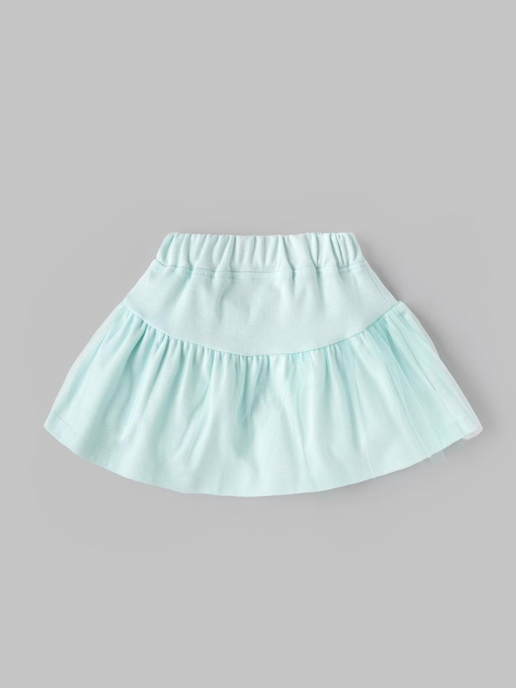 Popees Baby Girls Stylish Shirt & Skirt Set | Comfortable Collared Top with Puff Sleeves and Flared Skirt |3 to 9 Months