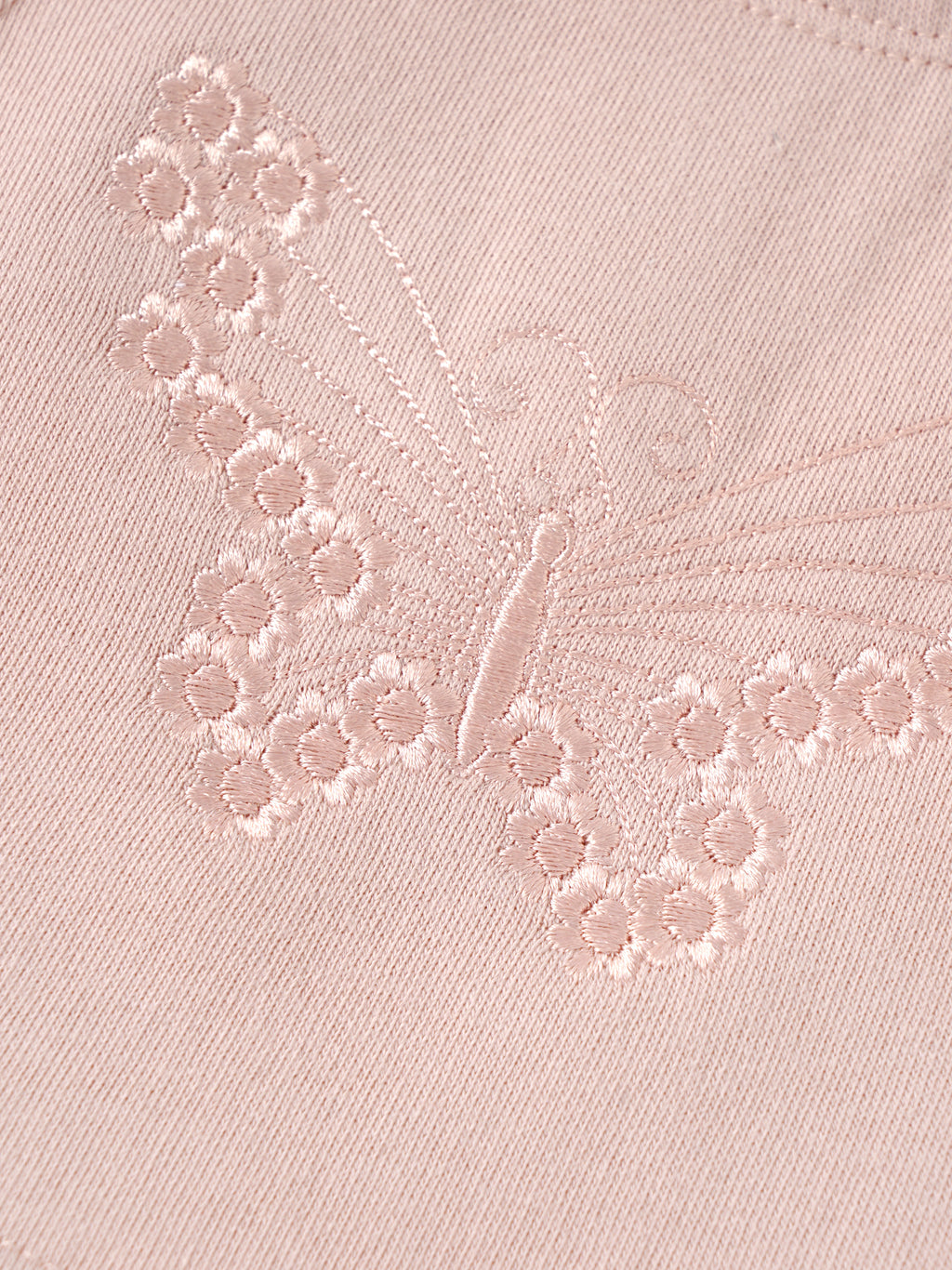 Popees Baby Girls Soft & Stylish Butterfly Embroidered Top and Shorts Set | 3-24 Months