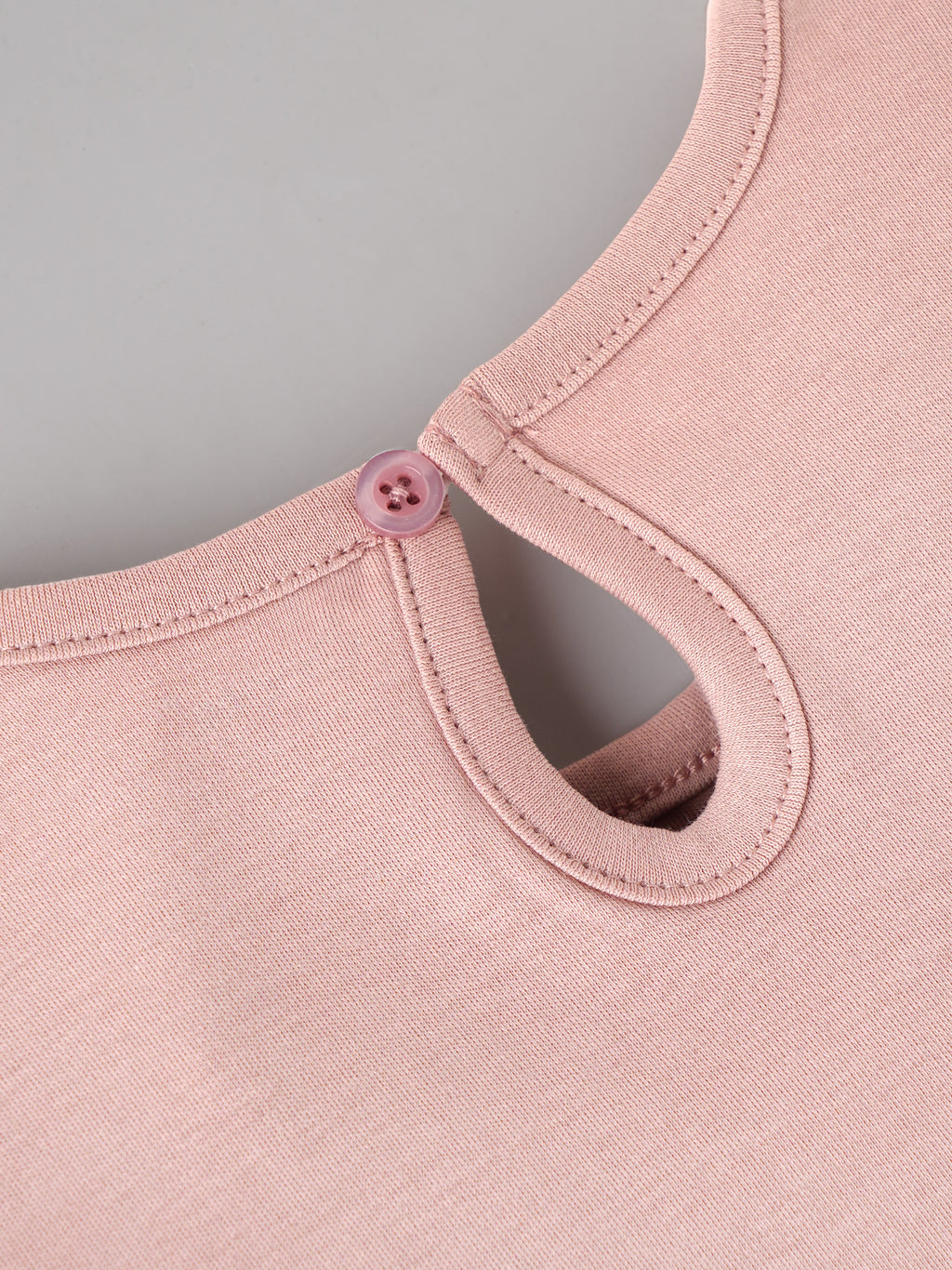 Popees Baby Girls Trendy Pink T-Shirt | Little Leaf Print with Short Sleeves | 3 - 24 Months