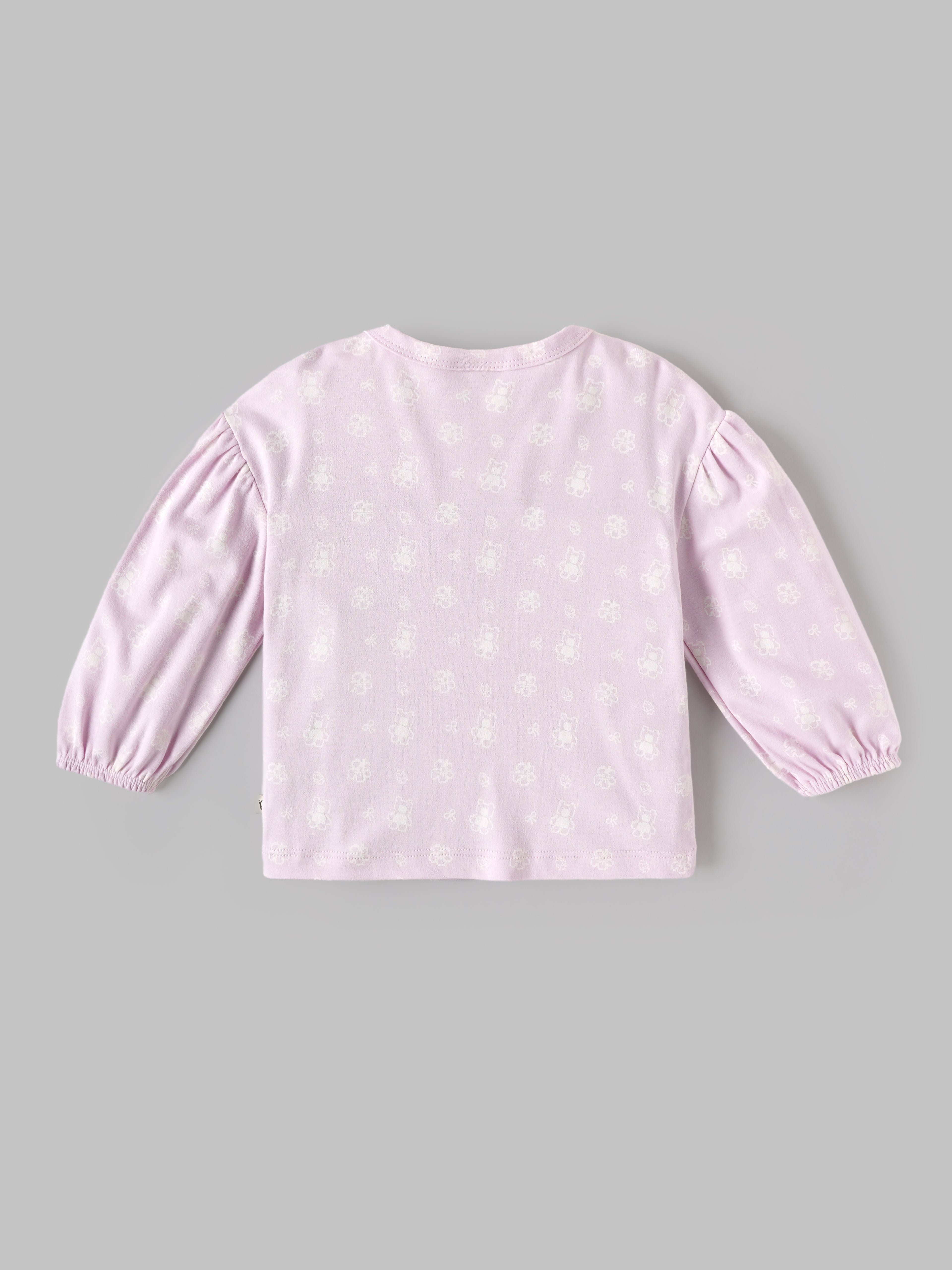 Popees Organic Bamboo Cotton Printed Full Sleeve Top for Baby Girls (3–24 Months)