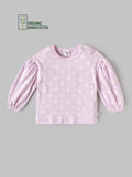 Popees Organic Bamboo Cotton Printed Full Sleeve Top for Baby Girls (3–24 Months)