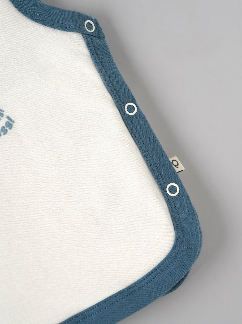Popees Baby Cotton Sleeveless Jhabla | Boys | White & Blue | Newborn to 9 Months