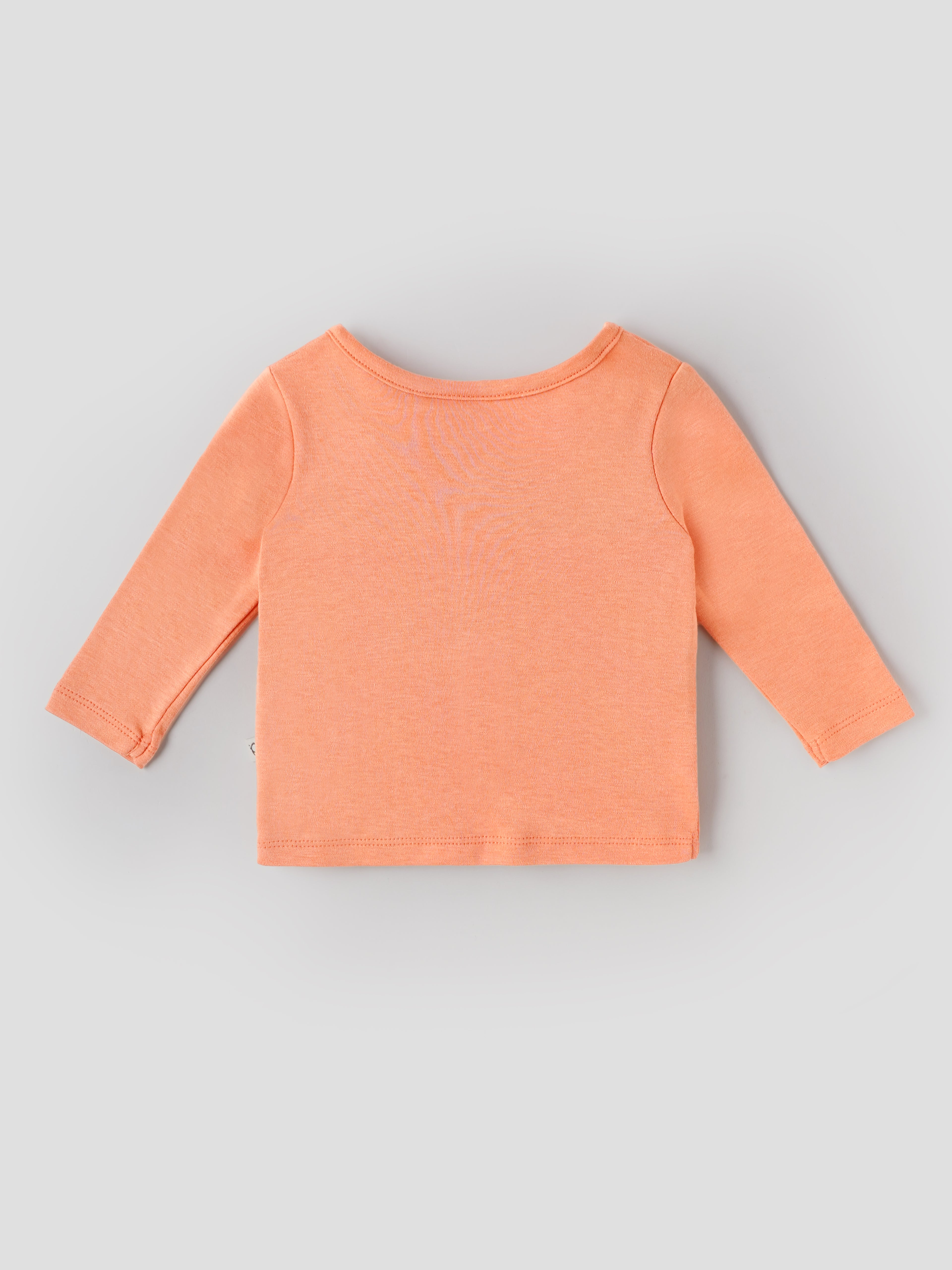 Popees Baby Organic Bamboo Cotton Front Open Jabla | Full Sleeve Soft Baby Top | Skin-Friendly Newborn Wear | 0–6 Months