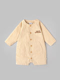 Popees Baby Boys Stylish Long Sleeve Romper | 0-9 Months