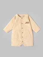 Popees Baby Boys Stylish Long Sleeve Romper | 0-9 Months
