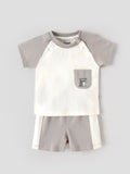 Popees Baby Boys Stylish T-Shirt & Shorts Set| Newborn-9 months