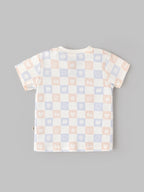 Popees Baby Boys Print Cotton T-Shirt | Half Sleeve Round Neck | NB-9 Months