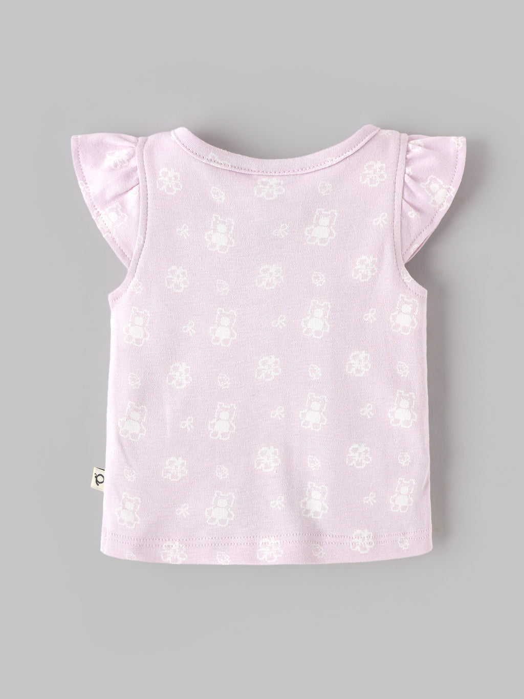 Popees Baby Girls Organic Bamboo Cotton Jhabla | Soft Sleeveless Front Open Vest with Pockets | 0-6 Months