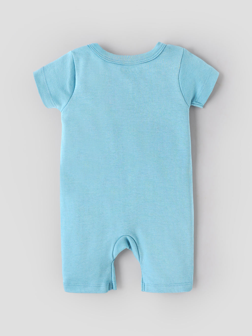 Popees Baby Girls Solid Half Sleeve Romper | Soft Cotton Front Snap| Comfortable Everyday Wear | Newborn–24 Months