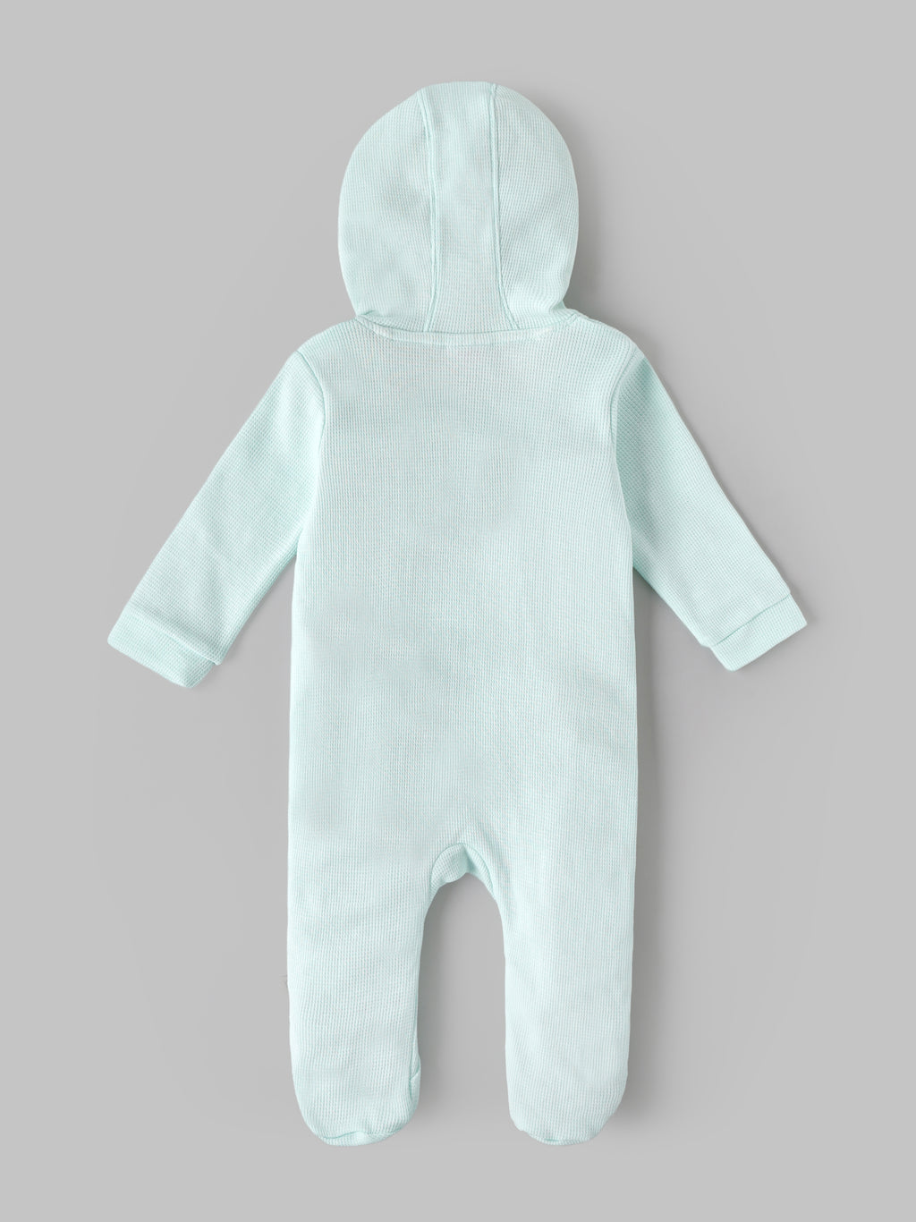 Popees Baby Girls  Hooded Full-Sleeve Romper with Front Zipper 0-9 Months