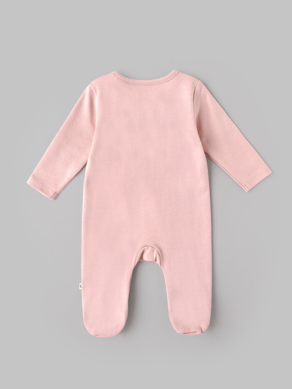 Popees Baby Girls Sleep Suit|100% Cotton Front Open| Full Sleeve| Newborn to 9 Months