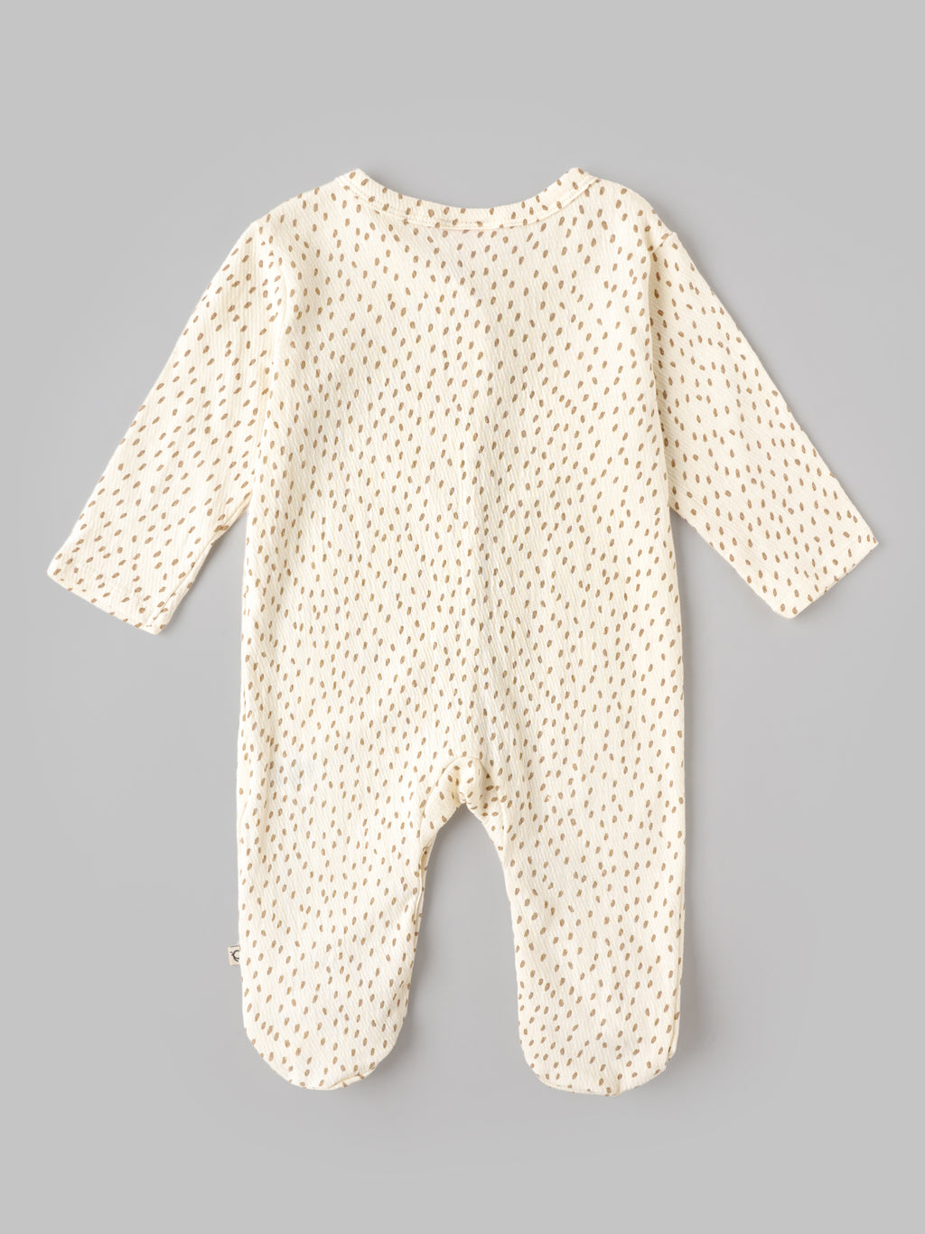 Popees Baby Girls Soft & Stylish Printed Sleepsuit | Full Sleeve Baby SleepSuit with Covered Feet | Front Snap Closure | 0–6 Months