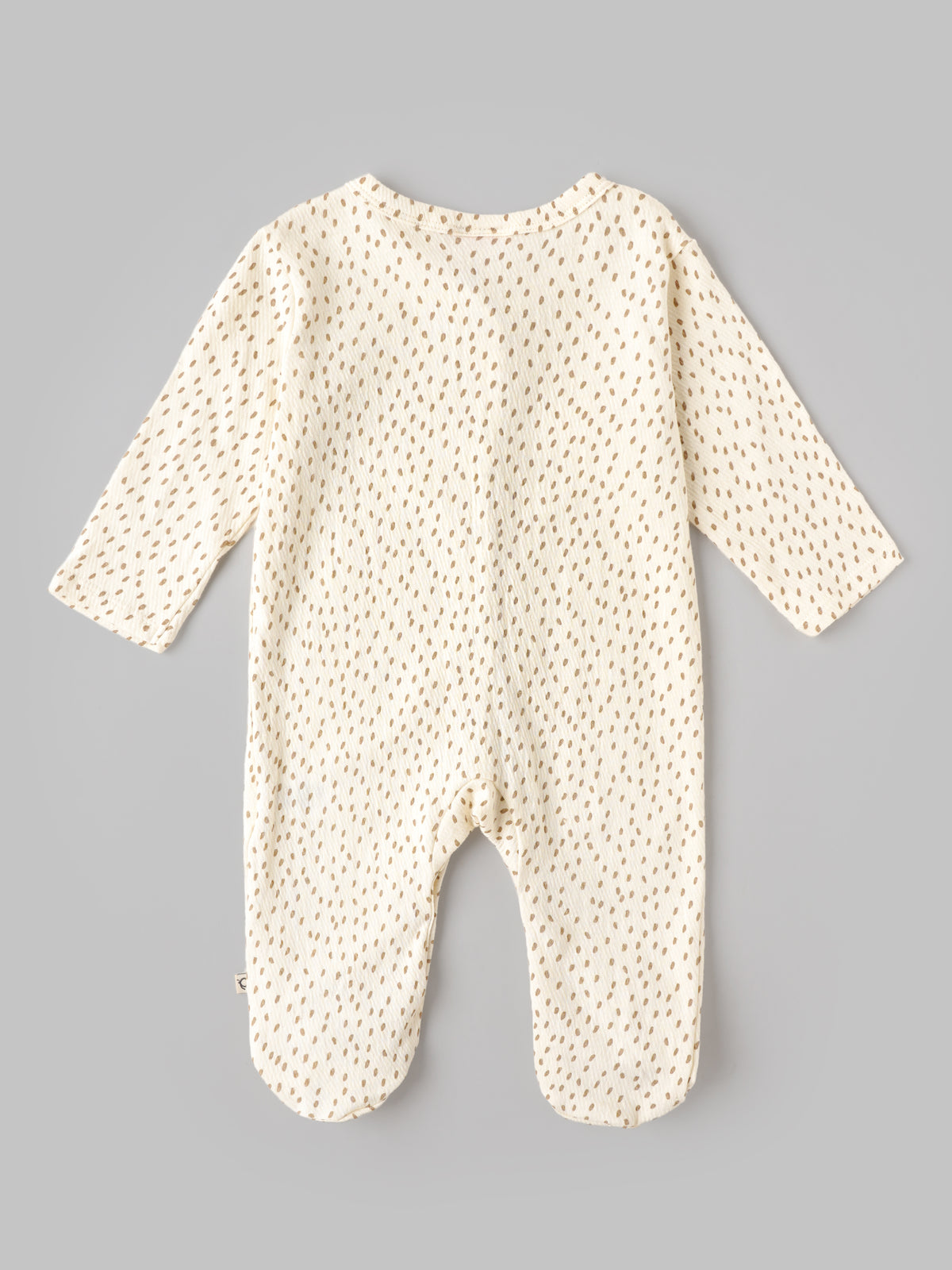 Popees Baby Girls Soft & Stylish Printed Sleepsuit | Full Sleeve Baby SleepSuit with Covered Feet | Front Snap Closure | 0–6 Months