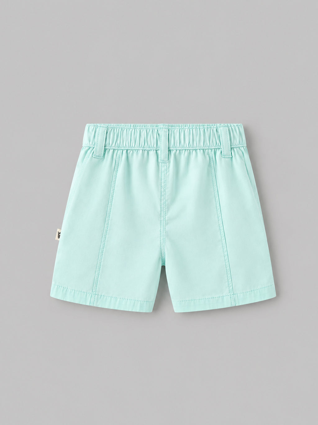Popees Baby Girls Shorts with Ruffle Detail | Elasticated Waist Casual Shorts with Wooden Buttons | 0-9 Months