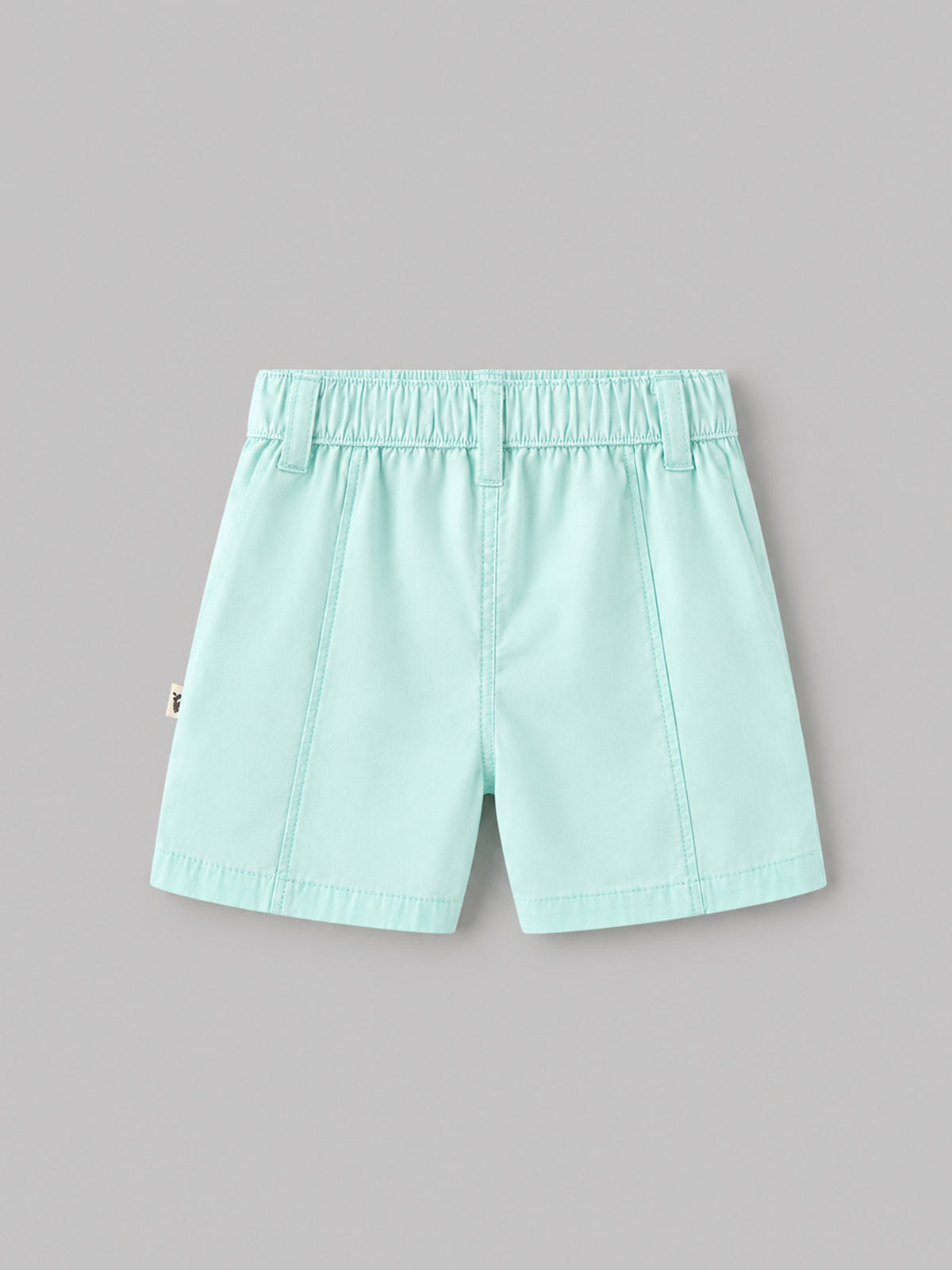 Popees Baby Girls Shorts with Ruffle Detail | Elasticated Waist Casual Shorts with Wooden Buttons | 0-9 Months